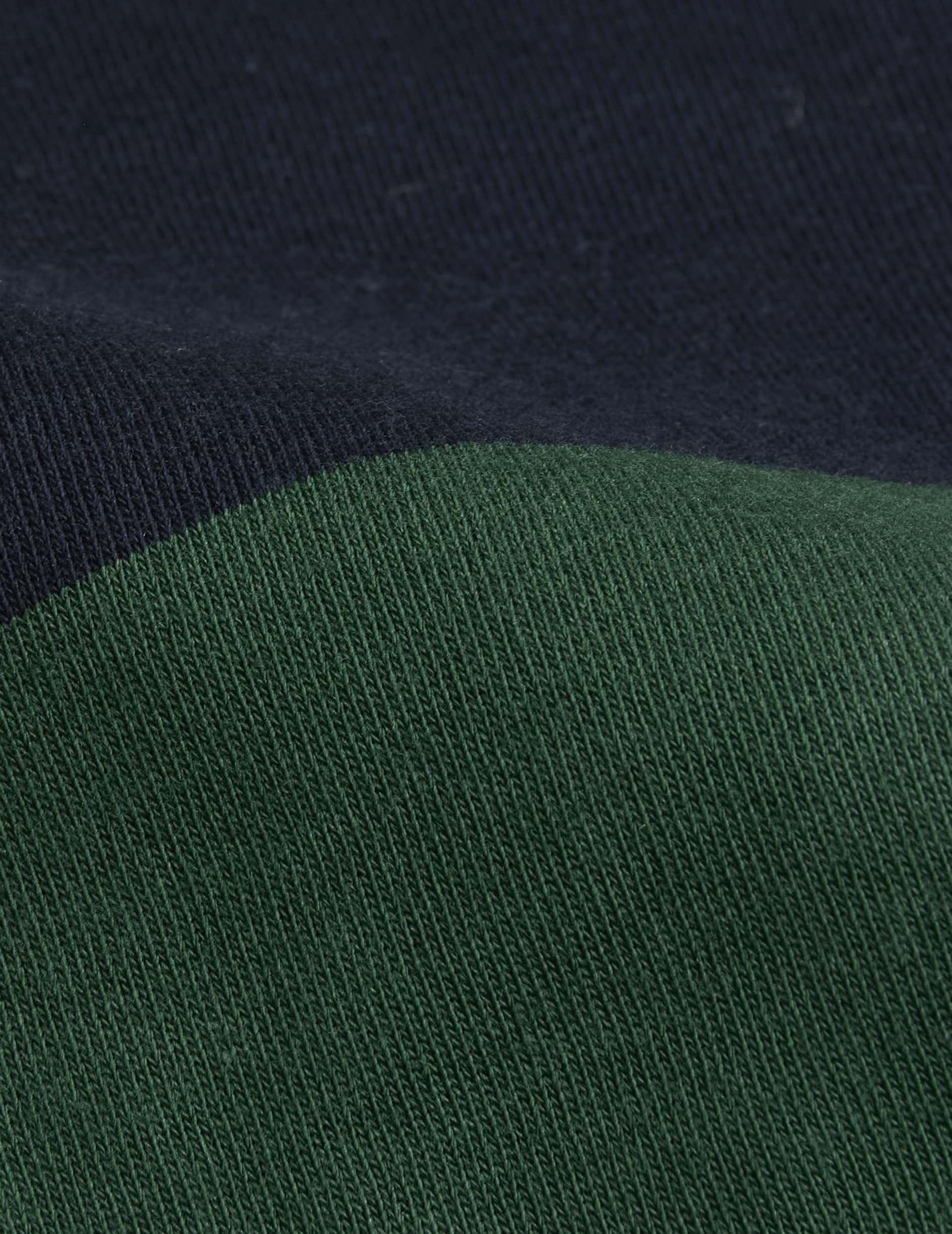T-shirt Prosper en coton rayé marine et vert