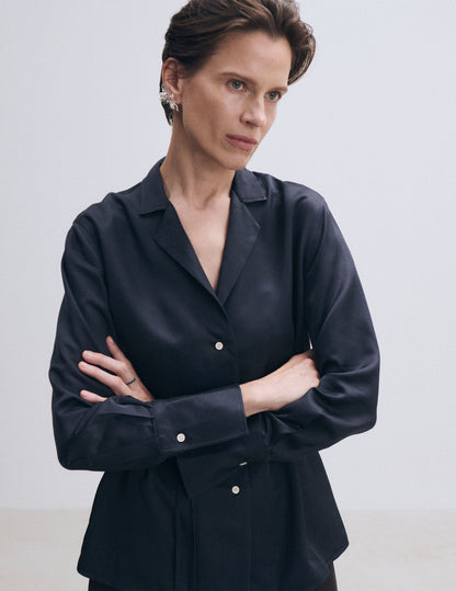 Navy blue Paz shirt