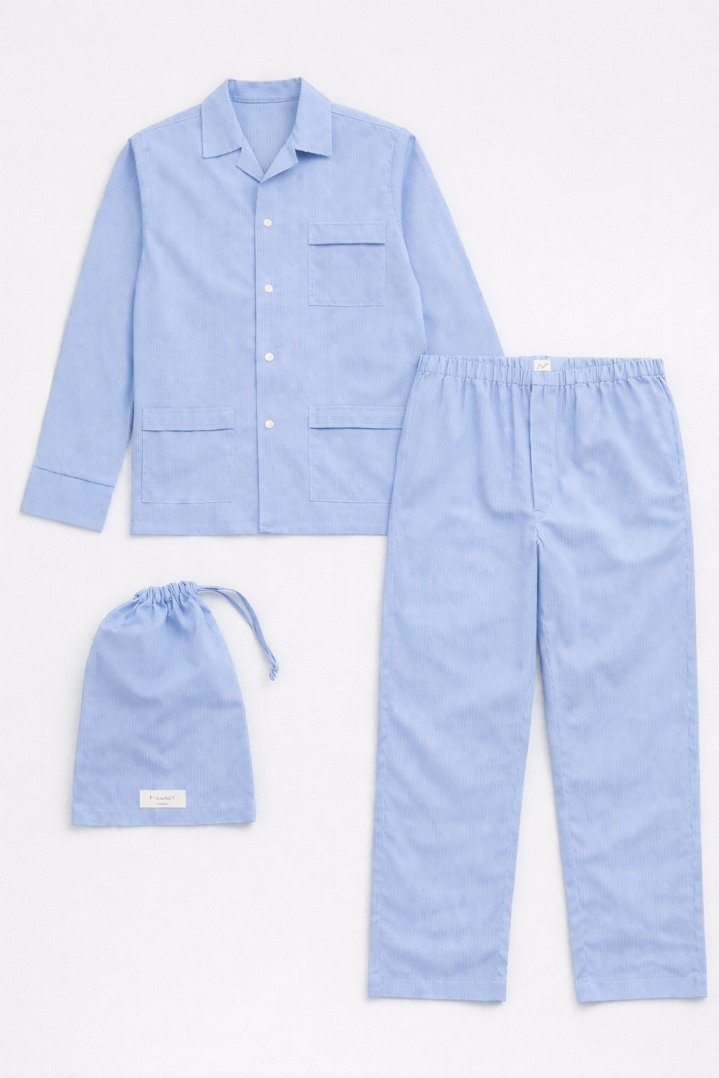 Pyjama Louis rayé marine