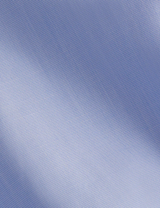 Semi-Fitted blue wrinkle-free shirt