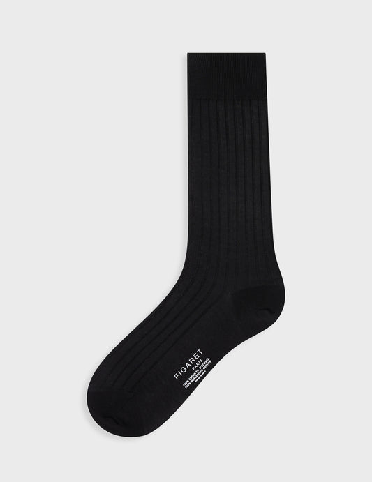 Black Lisle socks