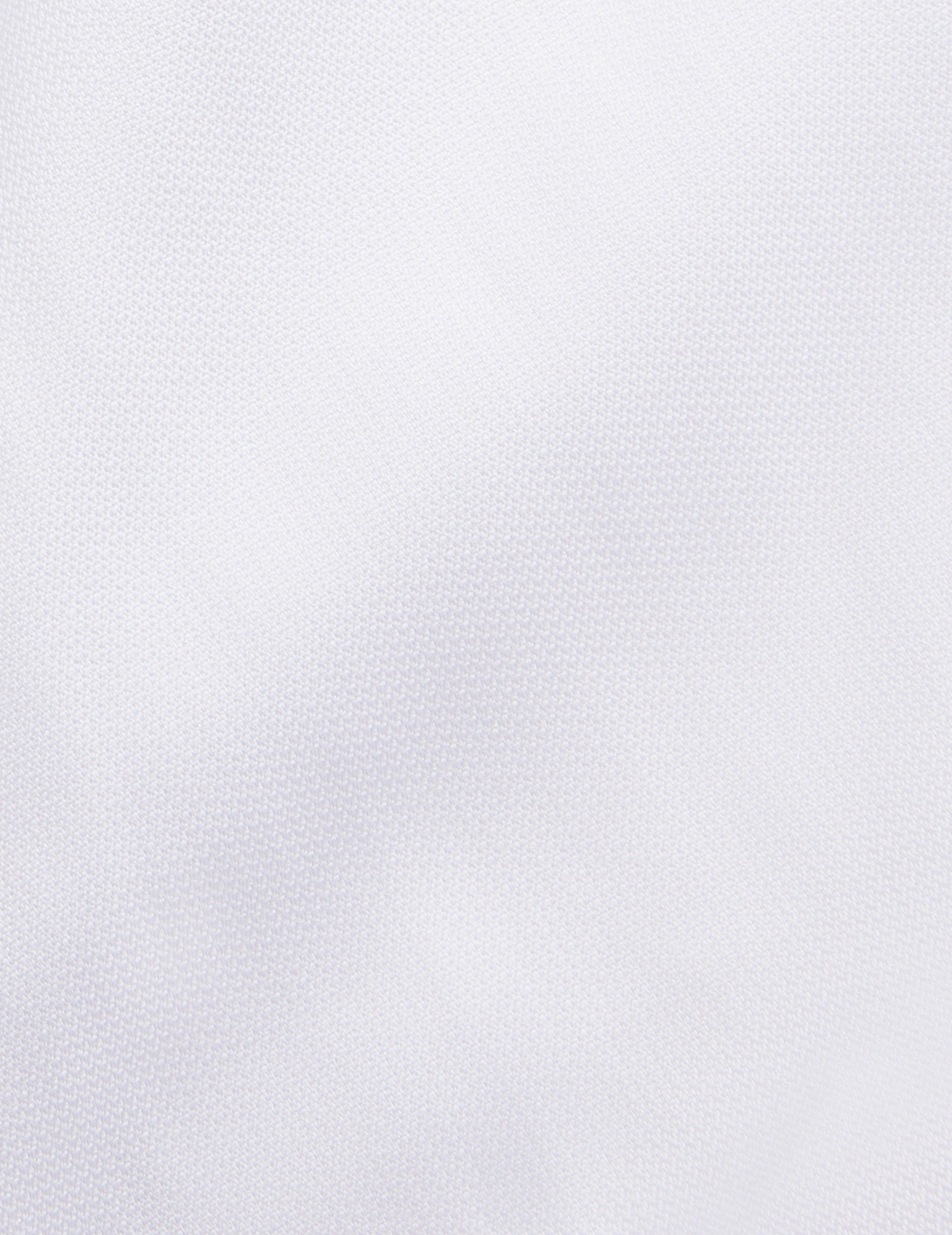 Chemise Semi-ajustée blanche - Jacquard - Col Figaret