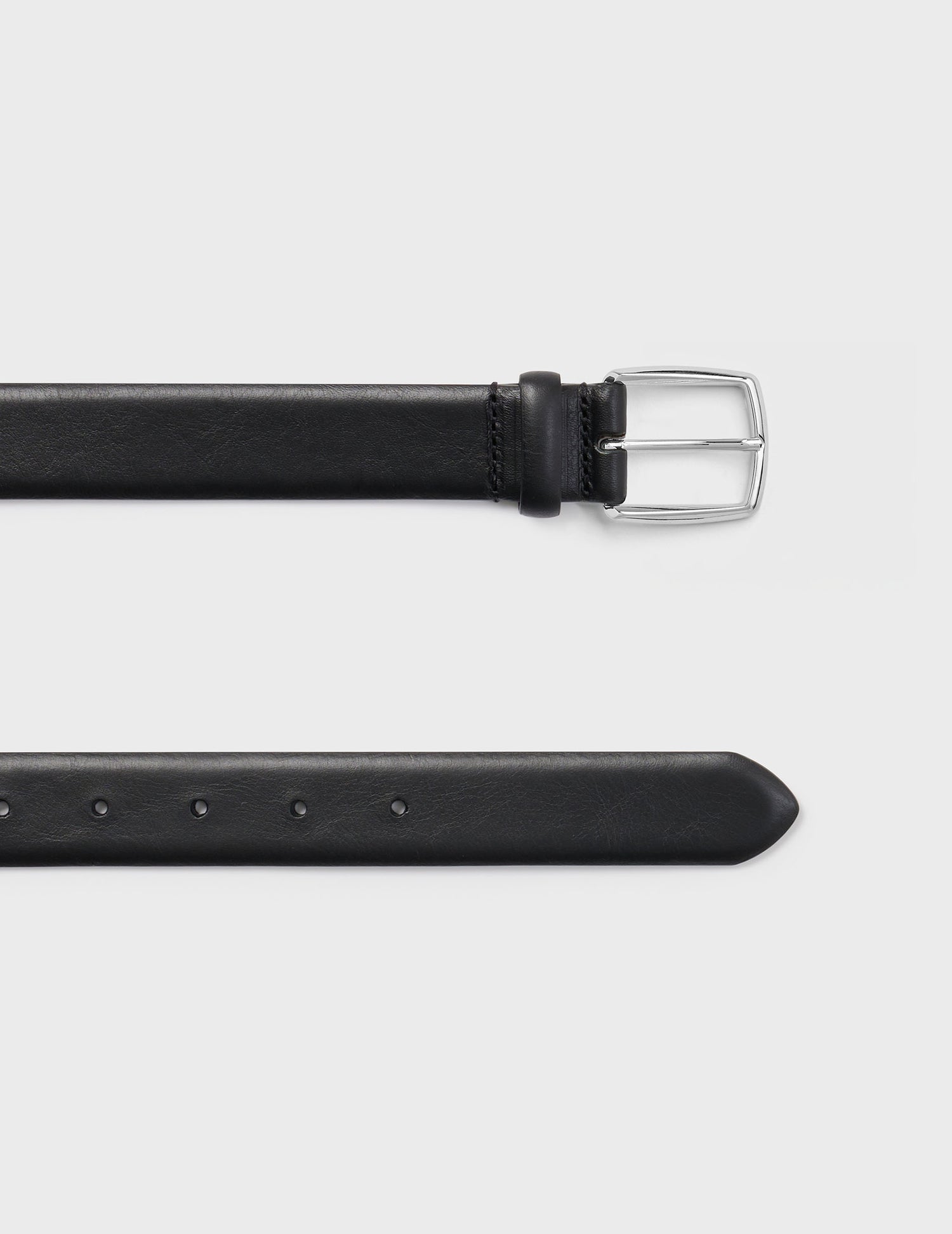 Ceinture en cuir noir