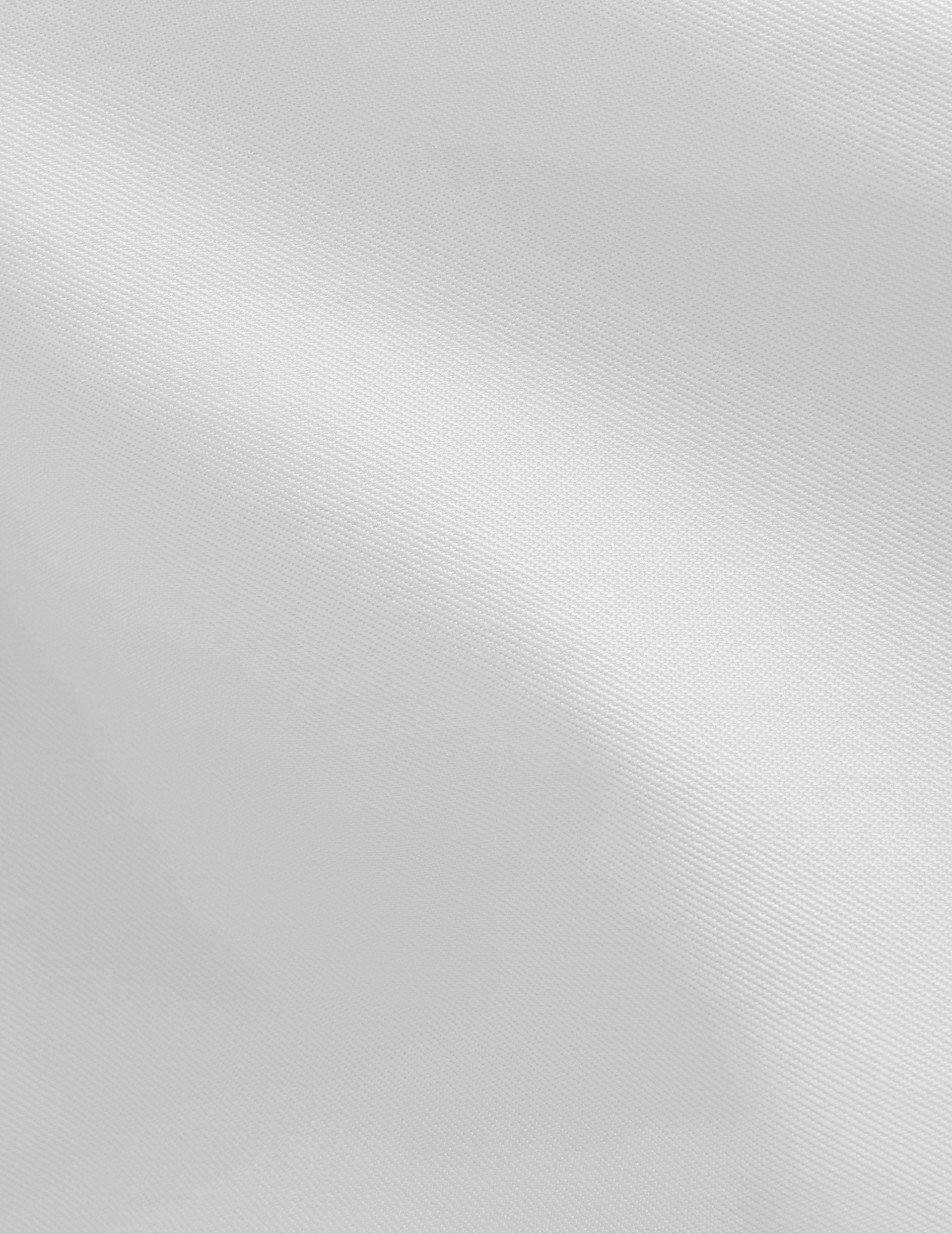 Chemise Semi-ajustée blanche - Twill - Col Italien
