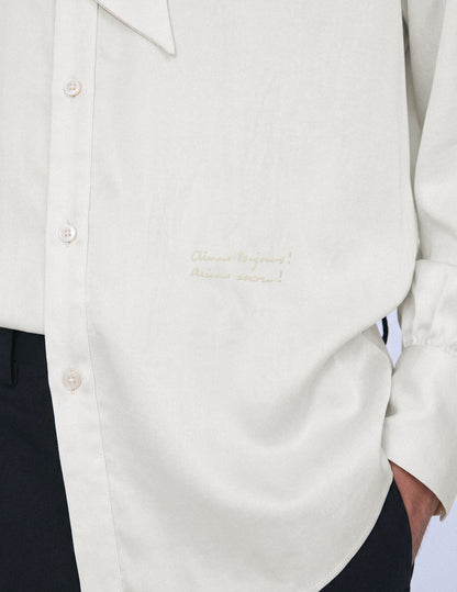 Chemise mixte Victor écrue