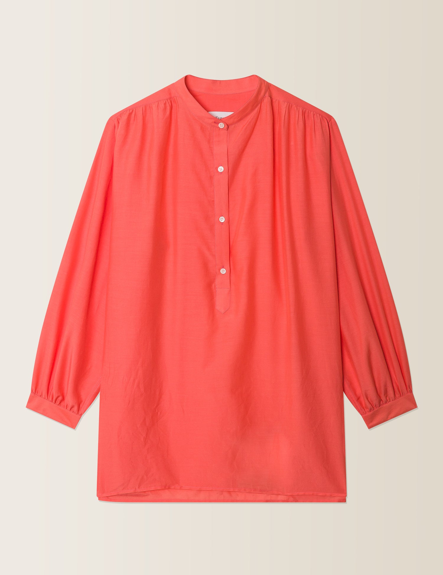 Orange Mélanie blouse - Poplin