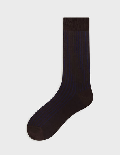 Brown vanisé socks