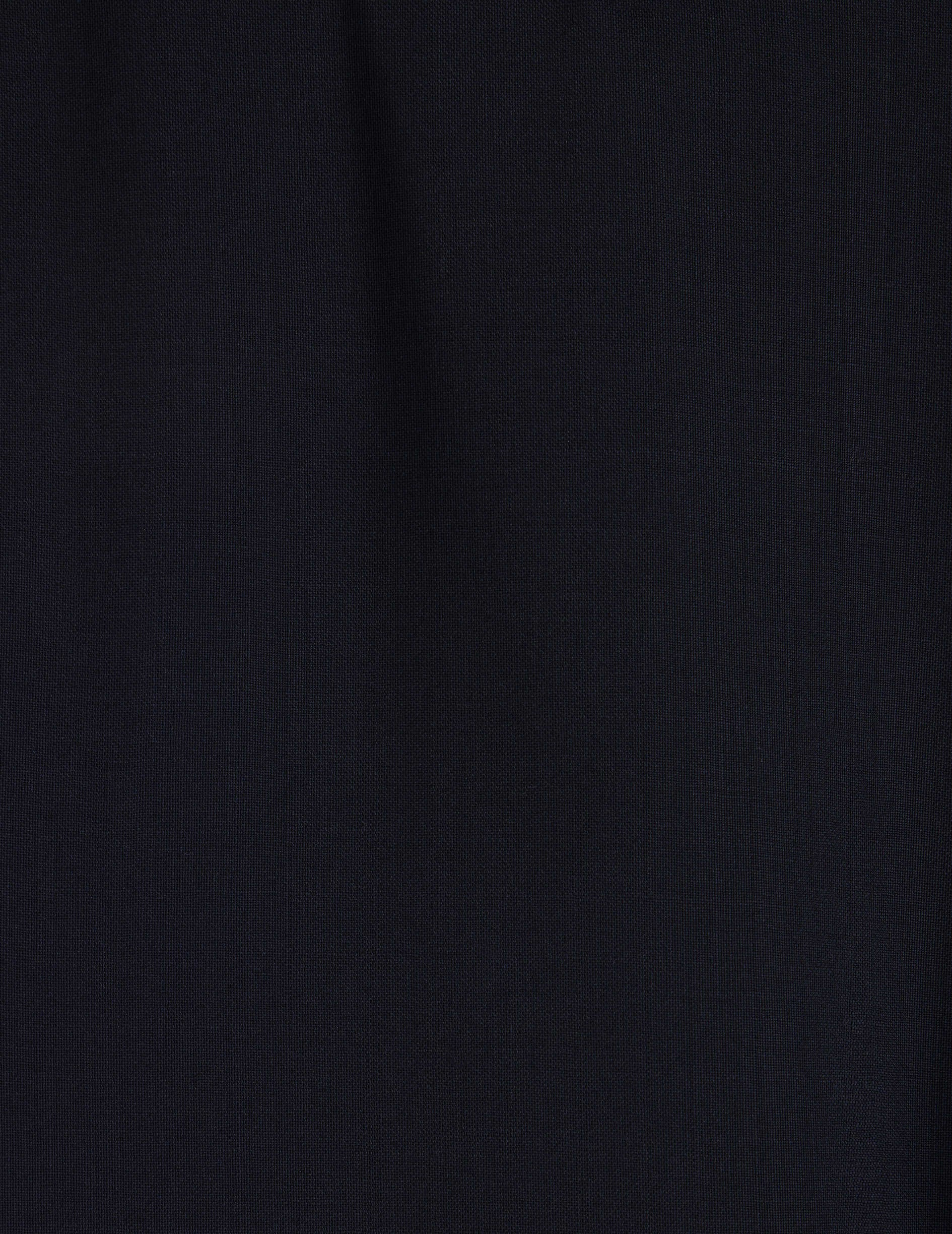 Pantalon de smoking Fabrice en toile de laine bleu nuit