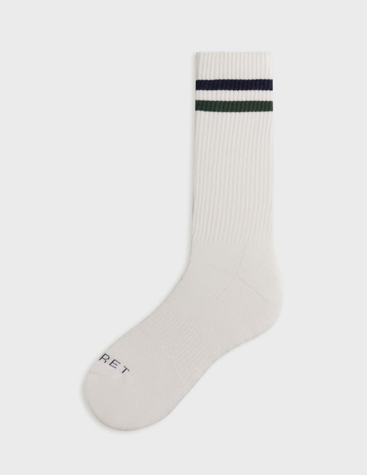 Tricolor tennis socks