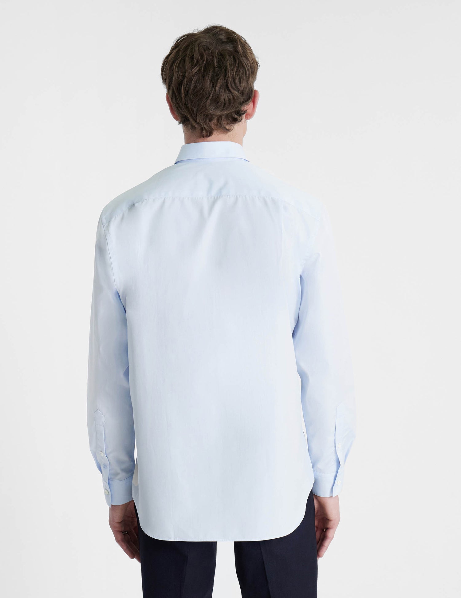 Classic blue shirt - Poplin - American Collar#3