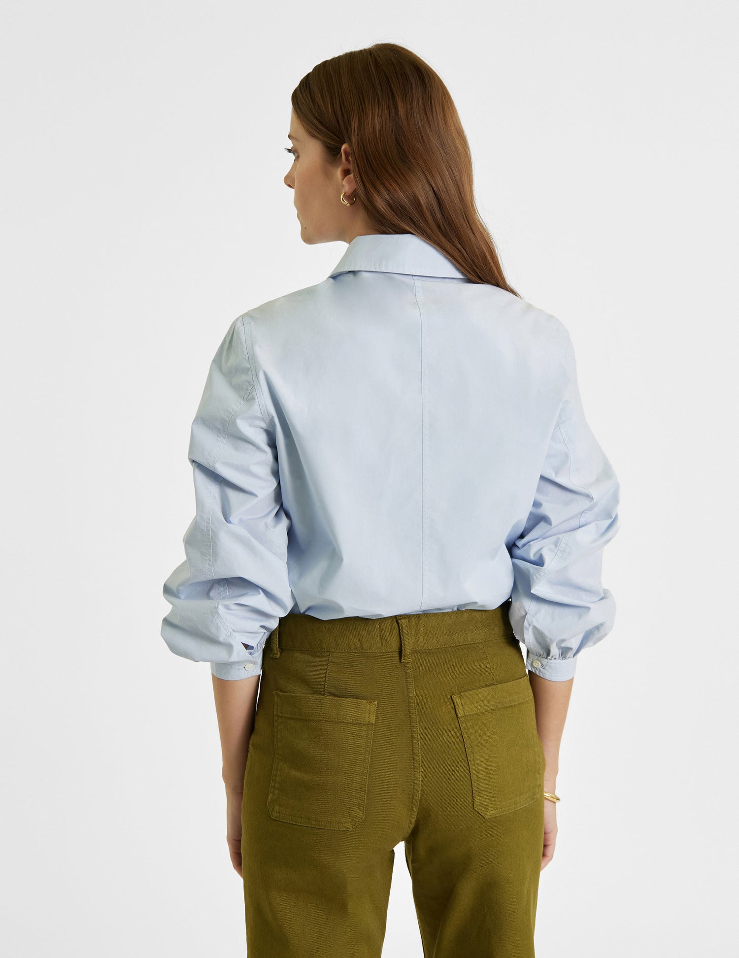 Blue Emma shirt - Poplin#3