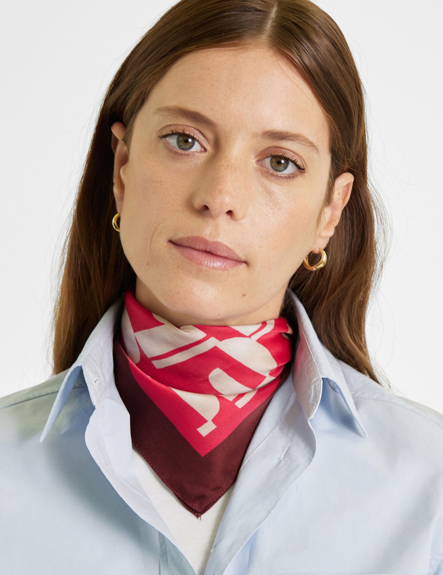 Blue Emma shirt - Poplin#6