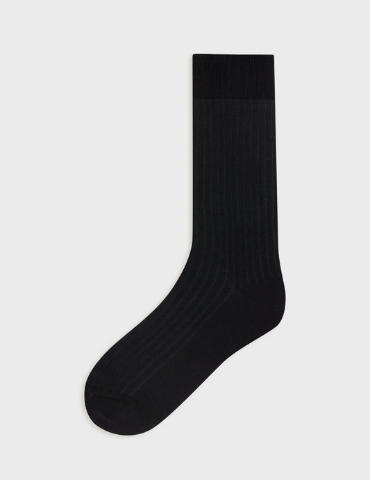 Black vanised socks
