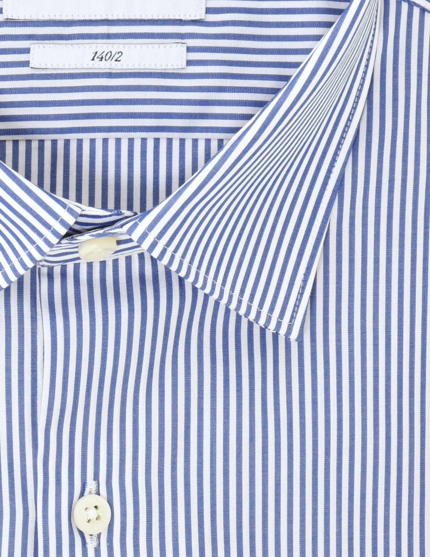 Chemise Contemporaine Prestige rayée bleue - Popeline - Col Figaret#2