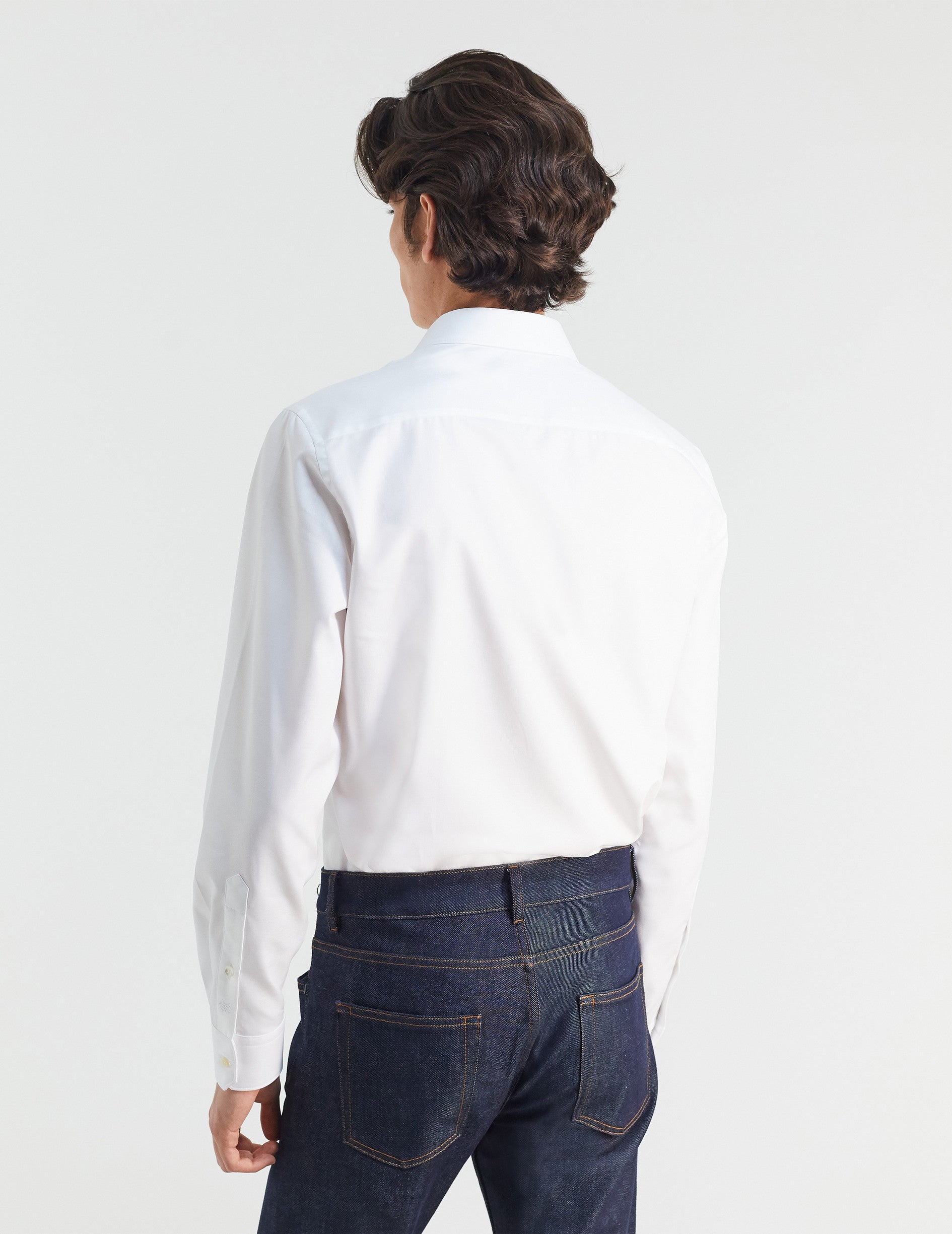 Fitted white shirt - fashioned - Figaret Collar