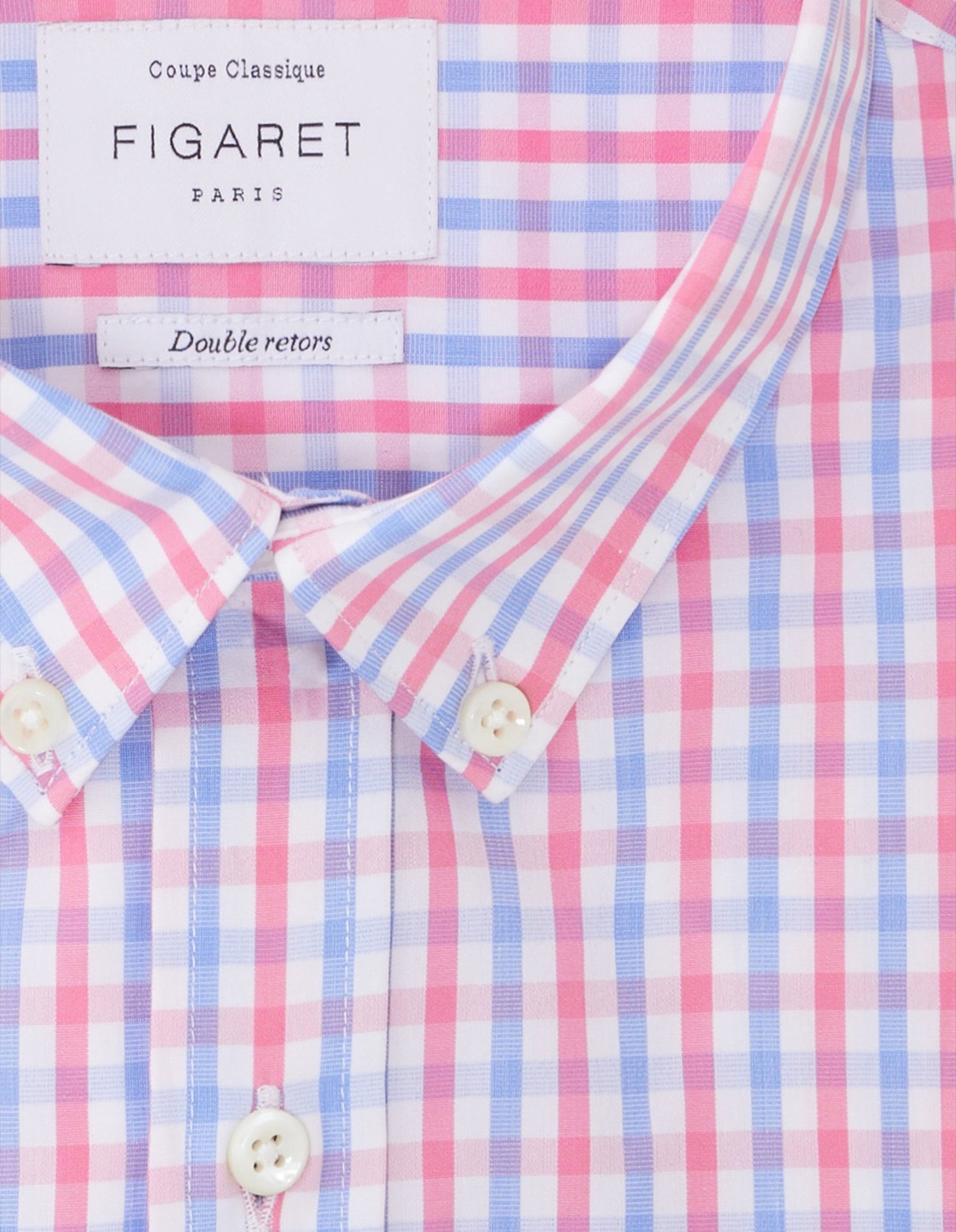 Classic Checked Short Sleeve Shirt - Poplin - American Collar#6
