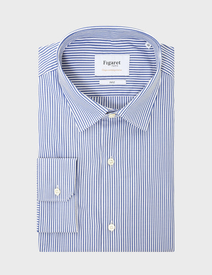 Blue Striped Prestige Contemporary Shirt